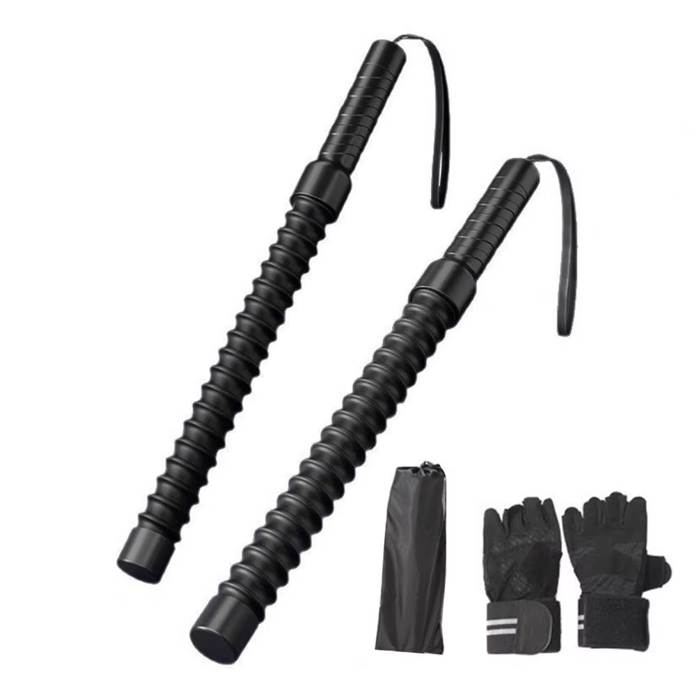 2Pcs 50Cm Ropeless Battle Rope with Bag Gloves Workout Rope Muscle Arm Strength Training Non-Slip Beginner Home Gym Workout Rope