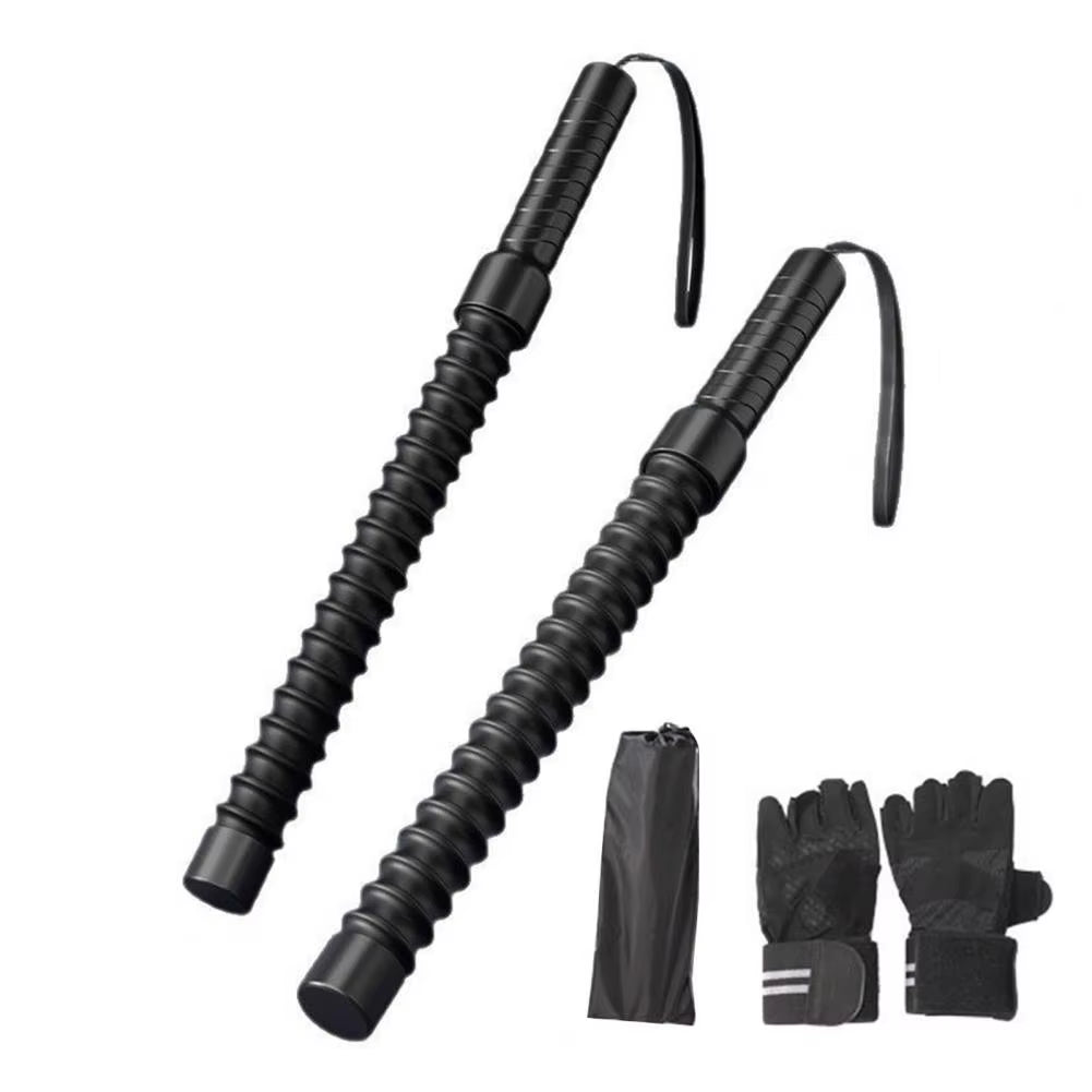 2Pcs 50Cm Ropeless Battle Rope with Bag Gloves Workout Rope Muscle Arm Strength Training Non-Slip Beginner Home Gym Workout Rope