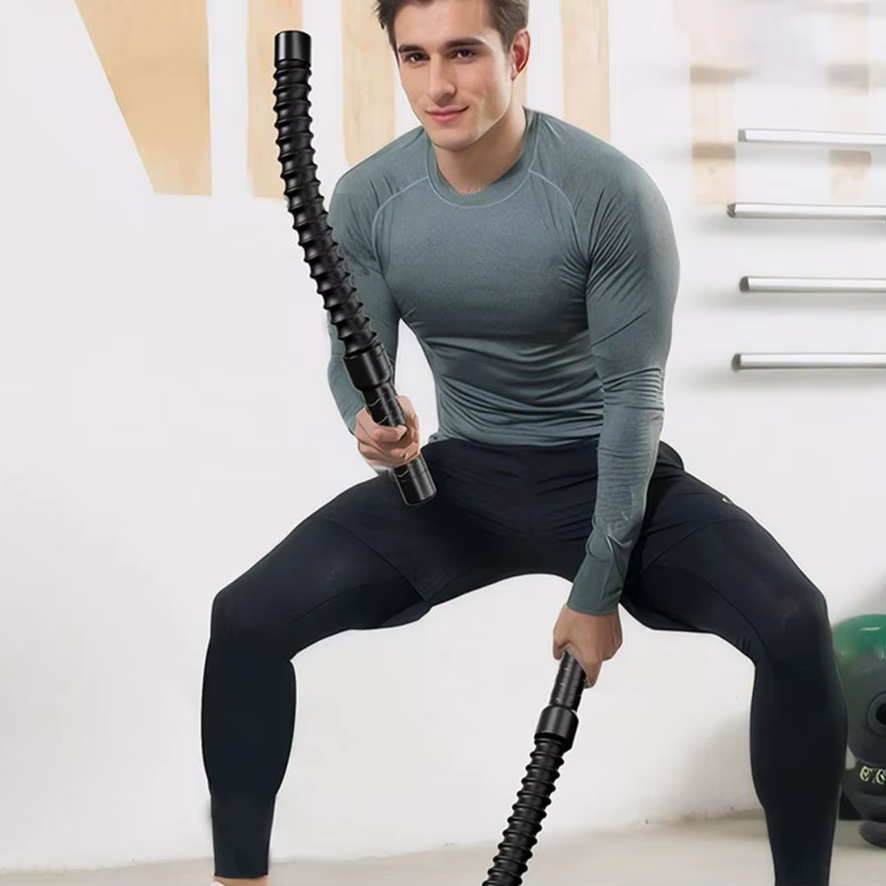 2Pcs 50Cm Ropeless Battle Rope with Bag Gloves Workout Rope Muscle Arm Strength Training Non-Slip Beginner Home Gym Workout Rope