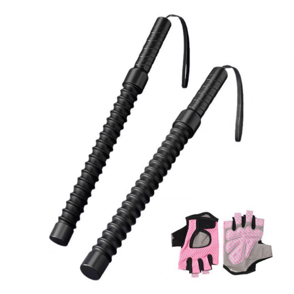 2Pcs 50Cm Ropeless Battle Rope with Bag Gloves Workout Rope Muscle Arm Strength Training Non-Slip Beginner Home Gym Workout Rope