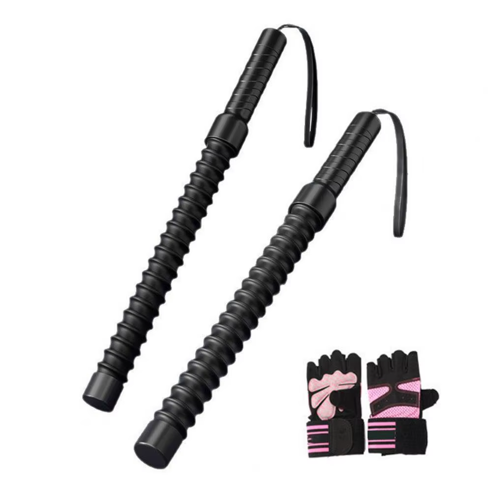 2Pcs 50Cm Ropeless Battle Rope with Bag Gloves Workout Rope Muscle Arm Strength Training Non-Slip Beginner Home Gym Workout Rope