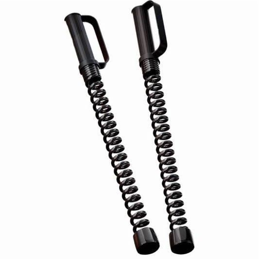 2Pcs Weighted Ropeless Battle Ropes for Home Gym, Cordless Training Rope Fitness Equipment for Men & Women, Weighted Workout Ropes for Advanced Workouts and Core Muscle Building