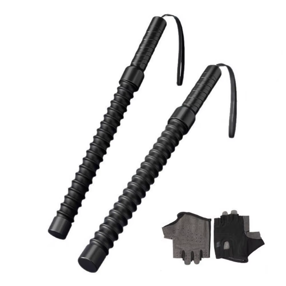 2Pcs 50Cm Ropeless Battle Rope with Bag Gloves Workout Rope Muscle Arm Strength Training Non-Slip Beginner Home Gym Workout Rope