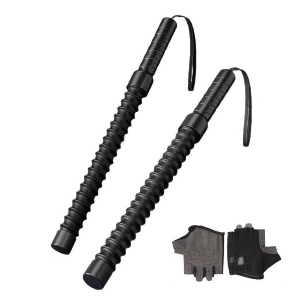 2Pcs 50Cm Ropeless Battle Rope with Bag Gloves Workout Rope Muscle Arm Strength Training Non-Slip Beginner Home Gym Workout Rope